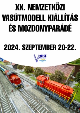Mozdonyparádé és Nemzetközi Vasútmodell Kiállítás Békéscsaba 2024