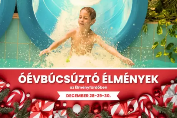 Szilveszteri buli Debrecenben, óévbúcsúztató élmények az Aquaticum Élményfürdőben