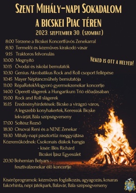 Szent Mihály-napi Sokadalom Bicske 2023
