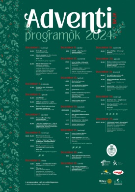 Advent Baja 2024. Ünnepi programok, események, rendezvények