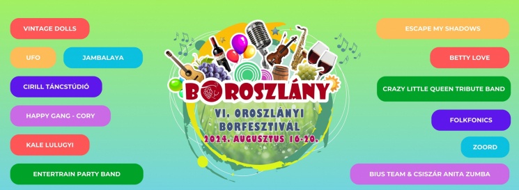 Oroszlányi Borfesztivál 2024