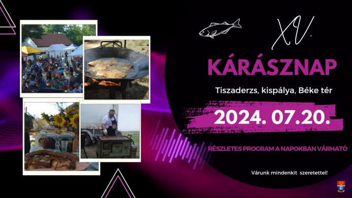 Kárásznap Tiszaderzs 2024
