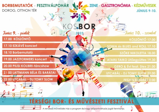 KOSBOR Fesztivál 2023 Dorog