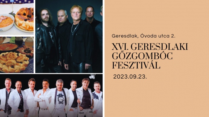 Geresdlaki Gőzgombóc Fesztivál 2023