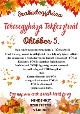 Tökfesztivál Szabadegyháza 2024
