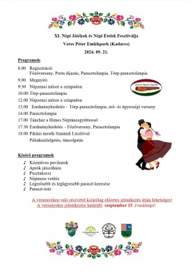 Népi játékok és ételek fesztiválja 2024 Balmazújváros