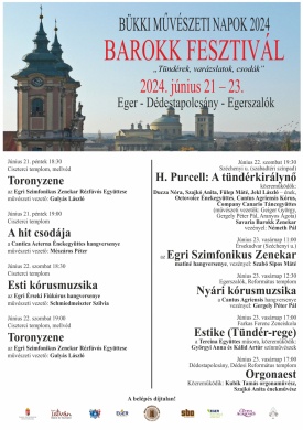 Bükki Művészeti Napok Barokk Fesztivál 2024 Eger és környéke