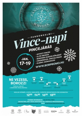 Vince-nap Győrújbarát 2025. Vince-napi pincejárás és Újévi borkóstoló