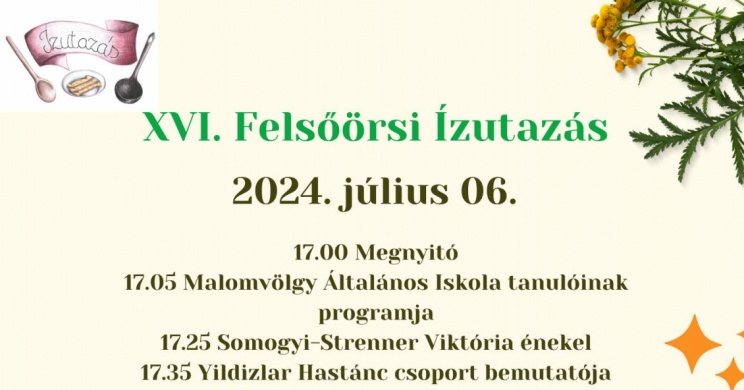 Felsőörsi Ízutazás 2024