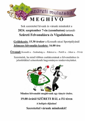Szüreti Vigadalom Bögöte 2024