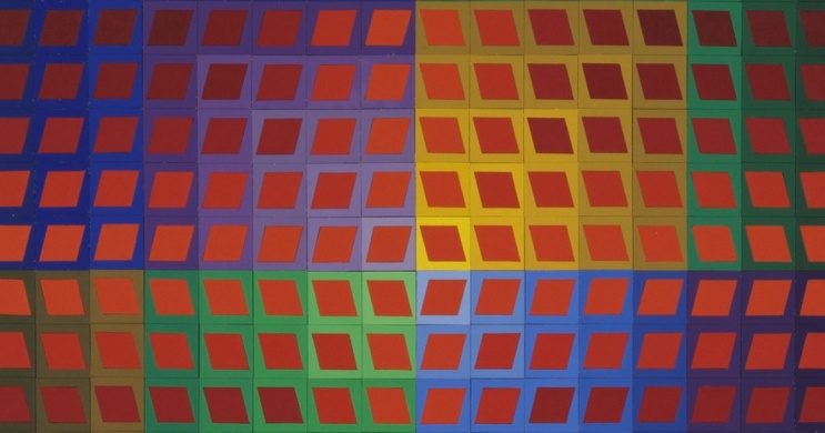 Vasarely Gyűjtemény állandó kiállítás a Vasarely Múzeumban