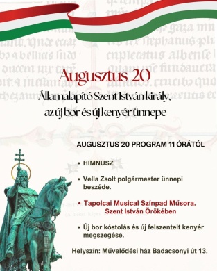 2024. augusztus 20. Ábrahámhegy. Községi ünnepség