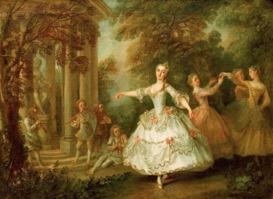 Tánc előadás a Gödöllői Királyi Kastélyban, táncjáték a Savaria Barokk Zenekar közreműködésével