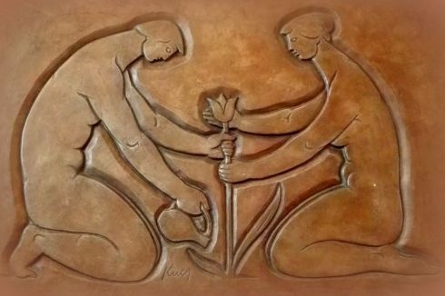 Ózdi képzőművészeti kiállítás Faggyas István grafikus-festő és Kucs Béla szobrász hagyatékából