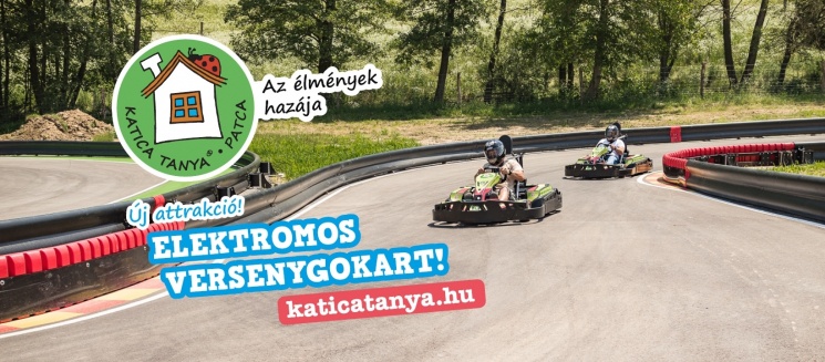 Elektromos verseny gokartpálya a Katica Tanya Élményközpontban