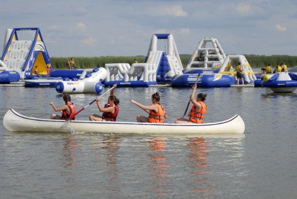 Vízisportok vízitúra Tisza-tó