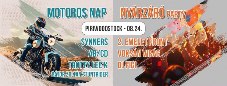 Motoros nap Szigetvár 2024. Nyárzáró party