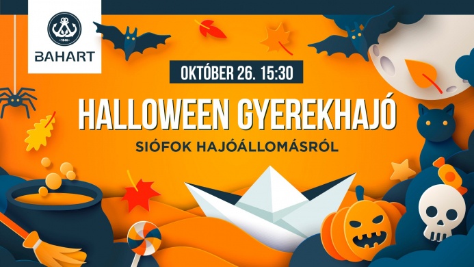 Siófok Halloween gyerekhajó 2024