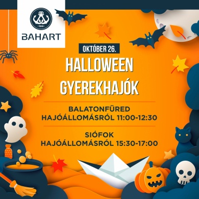 Halloween Balaton 2024. Szellemesen félelmetes hajók