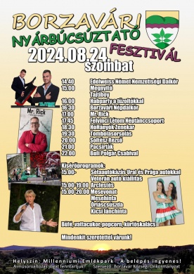 Borzavári Nyárbúcsúztató Fesztivál 2024