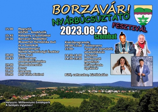 Borzavári Nyárbúcsúztató Fesztivál 2023