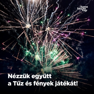 Ünnepi tűzijáték 2023 Budapest. Tüzek és fények játéka