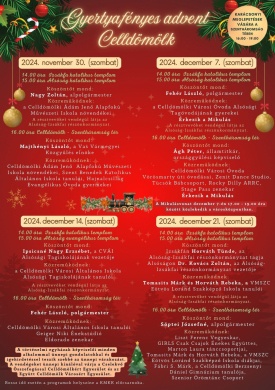 Advent Celldömölk 2024. Gyertyafényes Advent