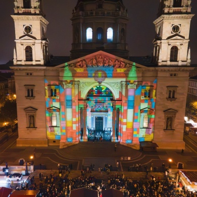 Fényjáték a Bazilikánál 2024