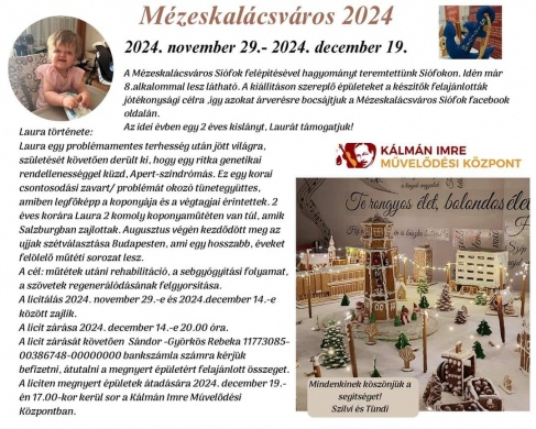 Mézeskalácsváros Siófok 2024