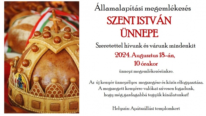 2024. augusztus 20. Baracs. Szent István ünnepe