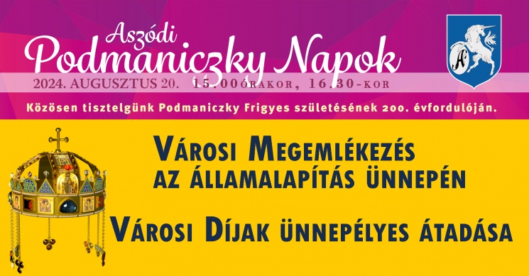 2024. augusztus 20. Aszód. Az államalapítás ünnepe
