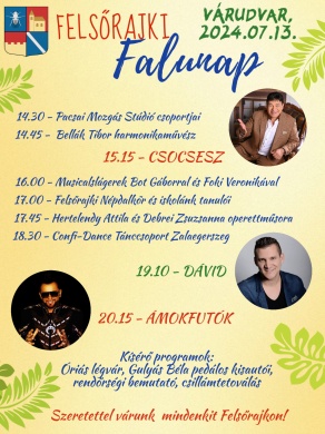 Felsőrajki Falunap 2024