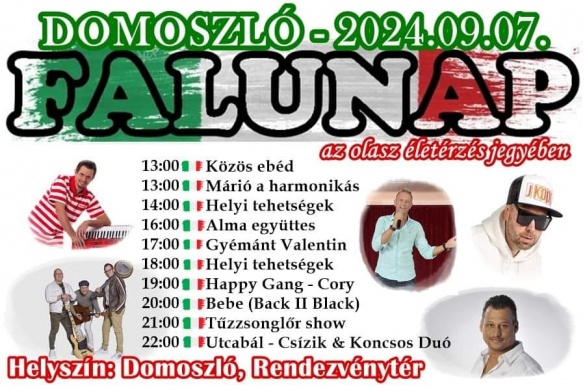 Falunap Domoszló 2024