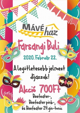 Farsang Balatonboglár 2020. Mávéház Farsang