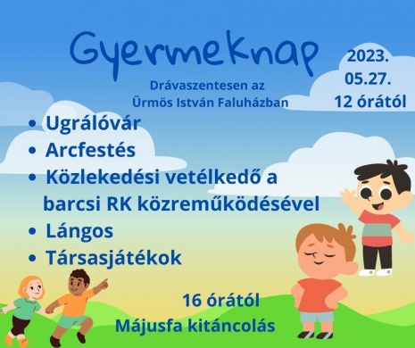 Gyereknap Drávaszentes 2023