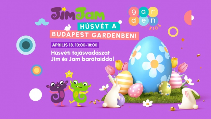 Húsvét Budapest Garden 2025. Jim Jam Húsvét