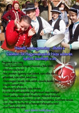 Húsvét Csömör 2023. Tót Hagyományaink Háza
