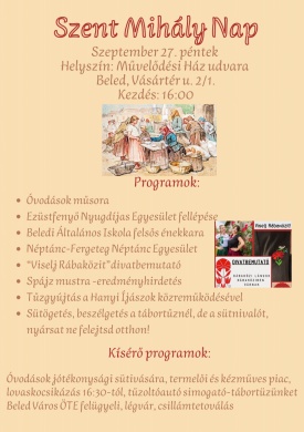 Szent Mihály-nap Beled 2024