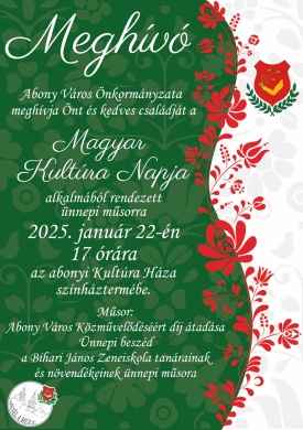 Magyar Kultúra Napja Abony 2023