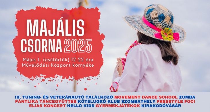 Csornai Majális 2025. Városi majális a Szent István téren