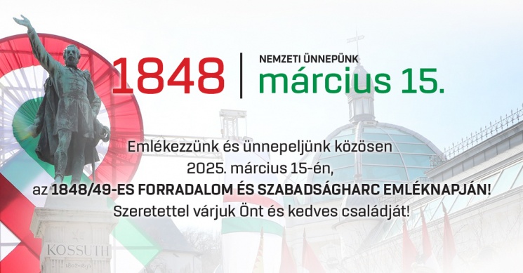 2025. Március 15. Miskolc. Ünnepi programok az 1848/49-es forradalom és szabadságharc emléknapján