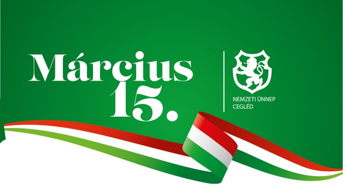2025. március 15. Cegléd, megemlékezés az 1848-49-es forradalom és szabadságharc évfordulóján