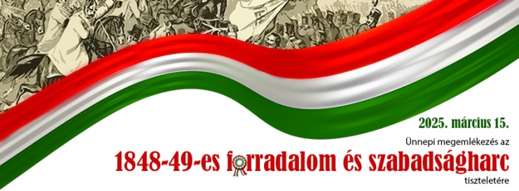 2025. március 15. Kalocsa. Megemlékezés és ünnepi programok