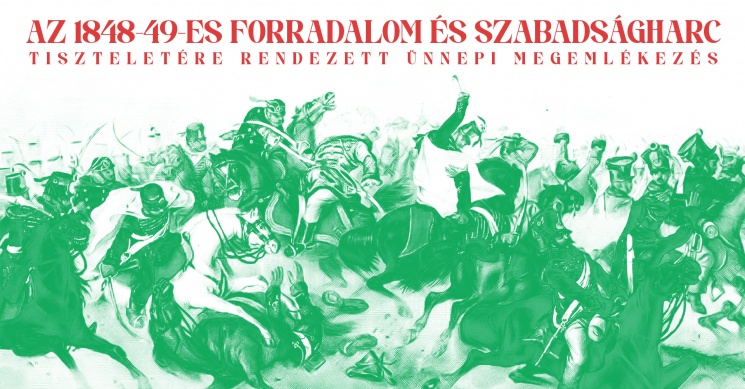 2025. március 15. Nyírbátor. Ünnepi megemlékezés  az 1848-49-es forradalom tiszteletére