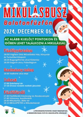 Mikulásbusz 2024 Balatonfűzfő