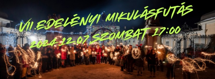 Mikulás Edelény 2023. Mikulás-futás