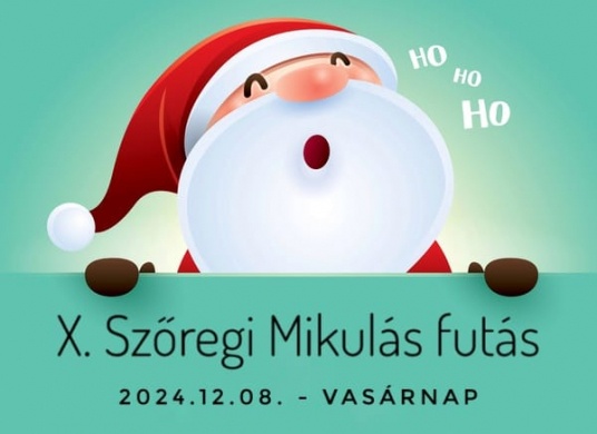 Mikulás Szőreg 2023. Jótékonysági Mikulás-futás