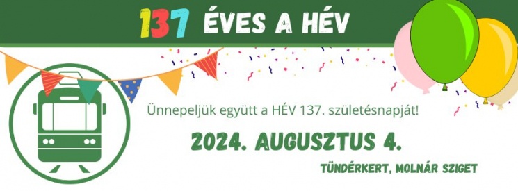 HÉV születésnap 2024 Soroksár