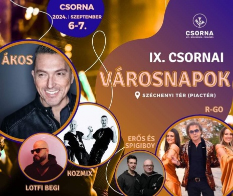 Városnapok Csorna 2024