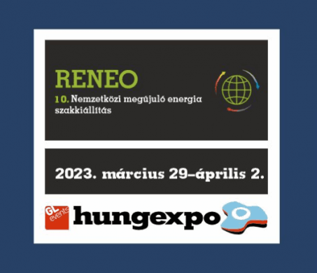 Reneo Budapest 2023. Nemzetközi megújuló energia szakkiállítás a Hungexpon